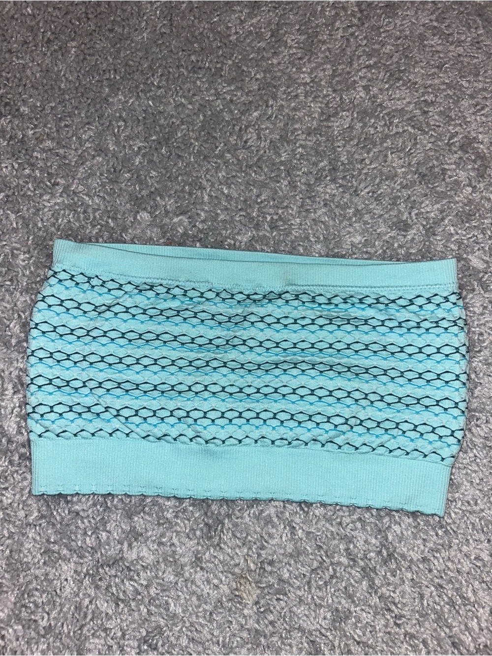 Aerie blue tube top with pattern